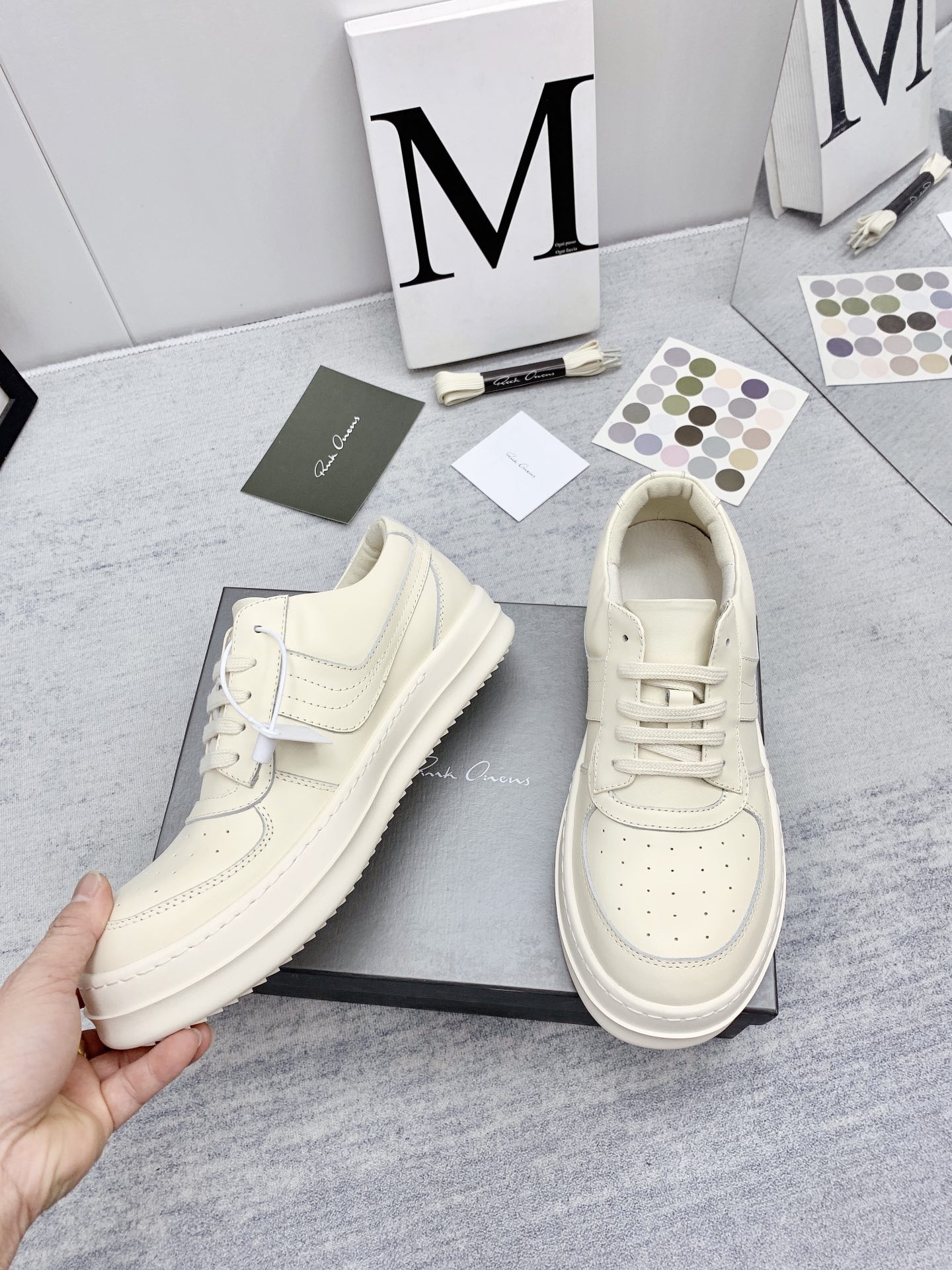 Men Women R*ick O*wens Top Sneaker