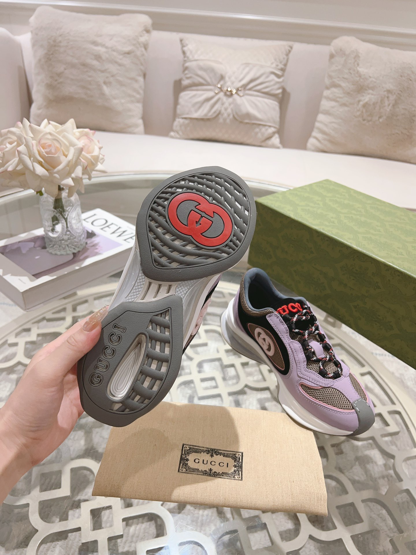 Men Women G*ucci Top Sneaker