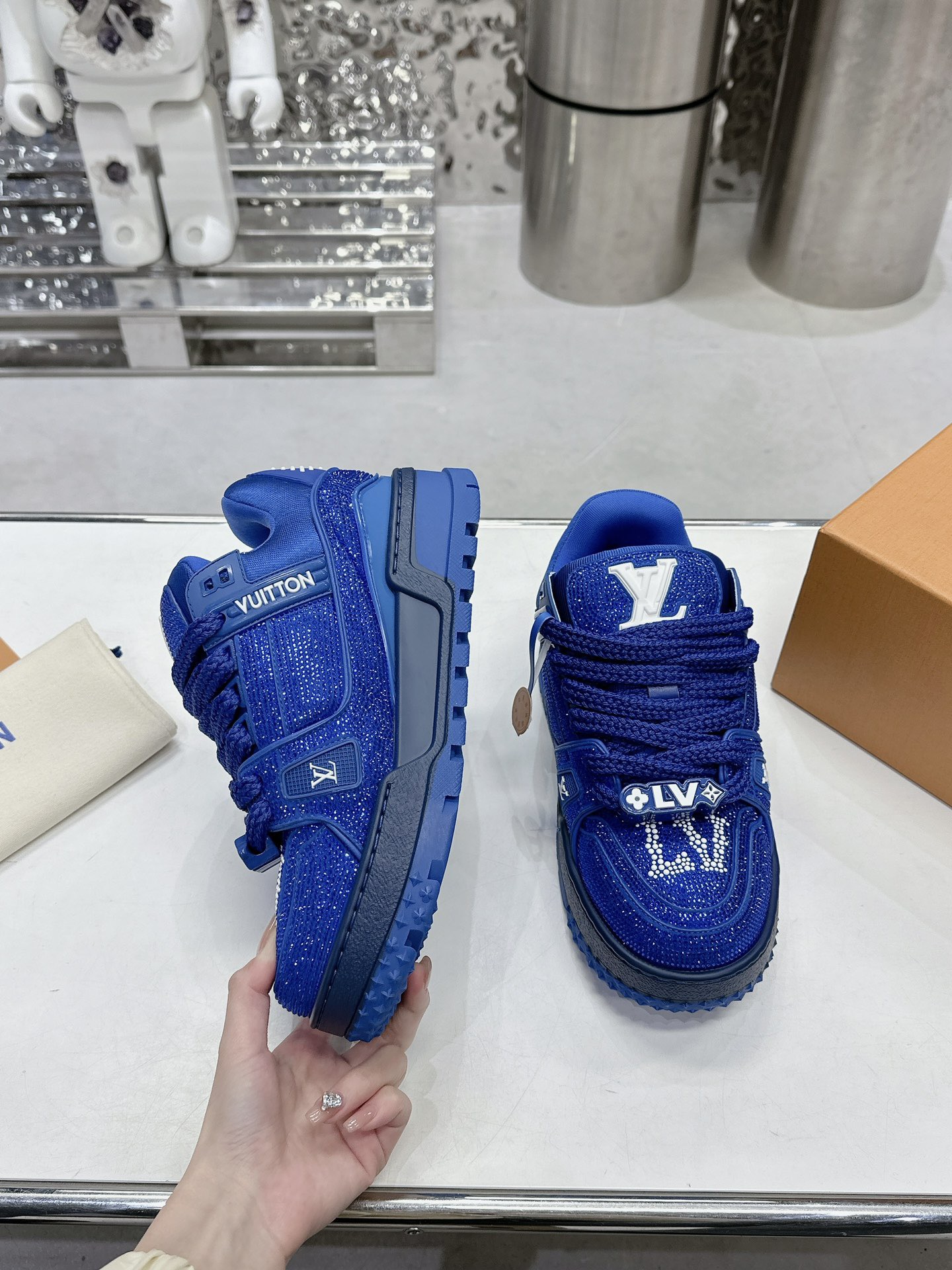 Men Women L*ouis V*uitton Top Sneaker L*V Trainer