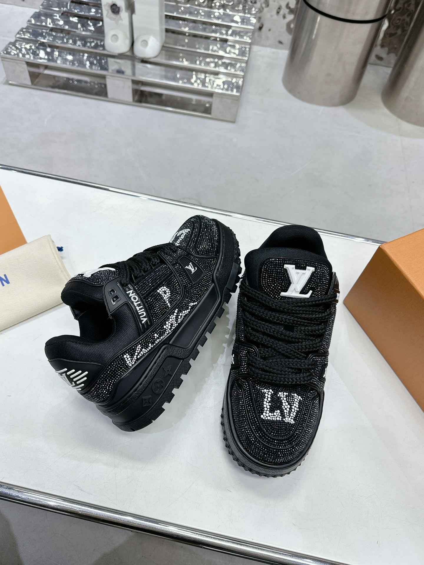 Men Women L*ouis V*uitton Top Sneaker L*V Trainer