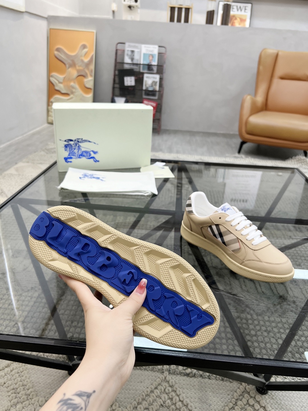 Men B*rberry Sneaker （）