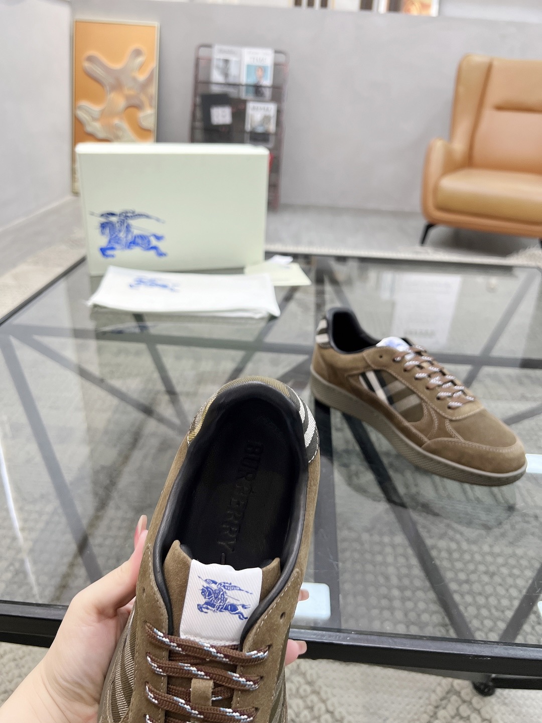 Men B*rberry Sneaker （）