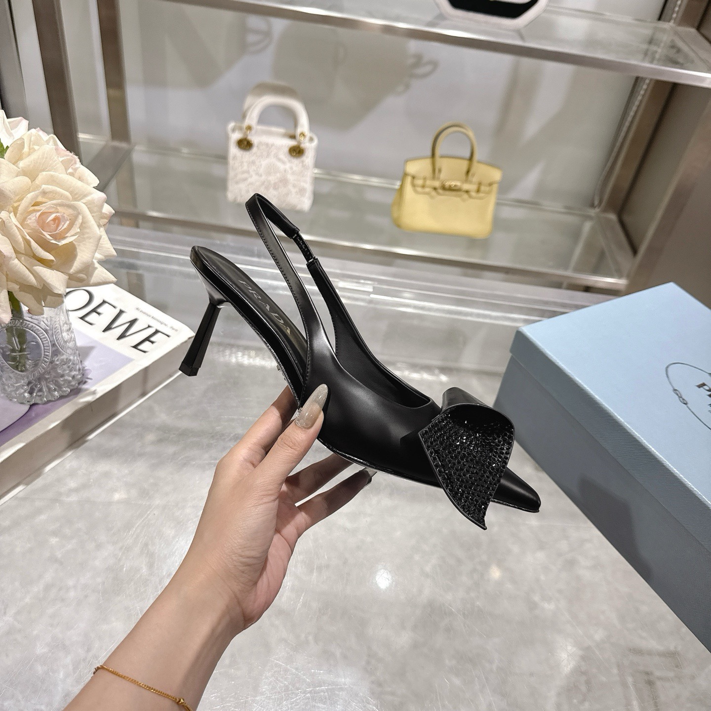 Women P*rada Top Quality Sandals