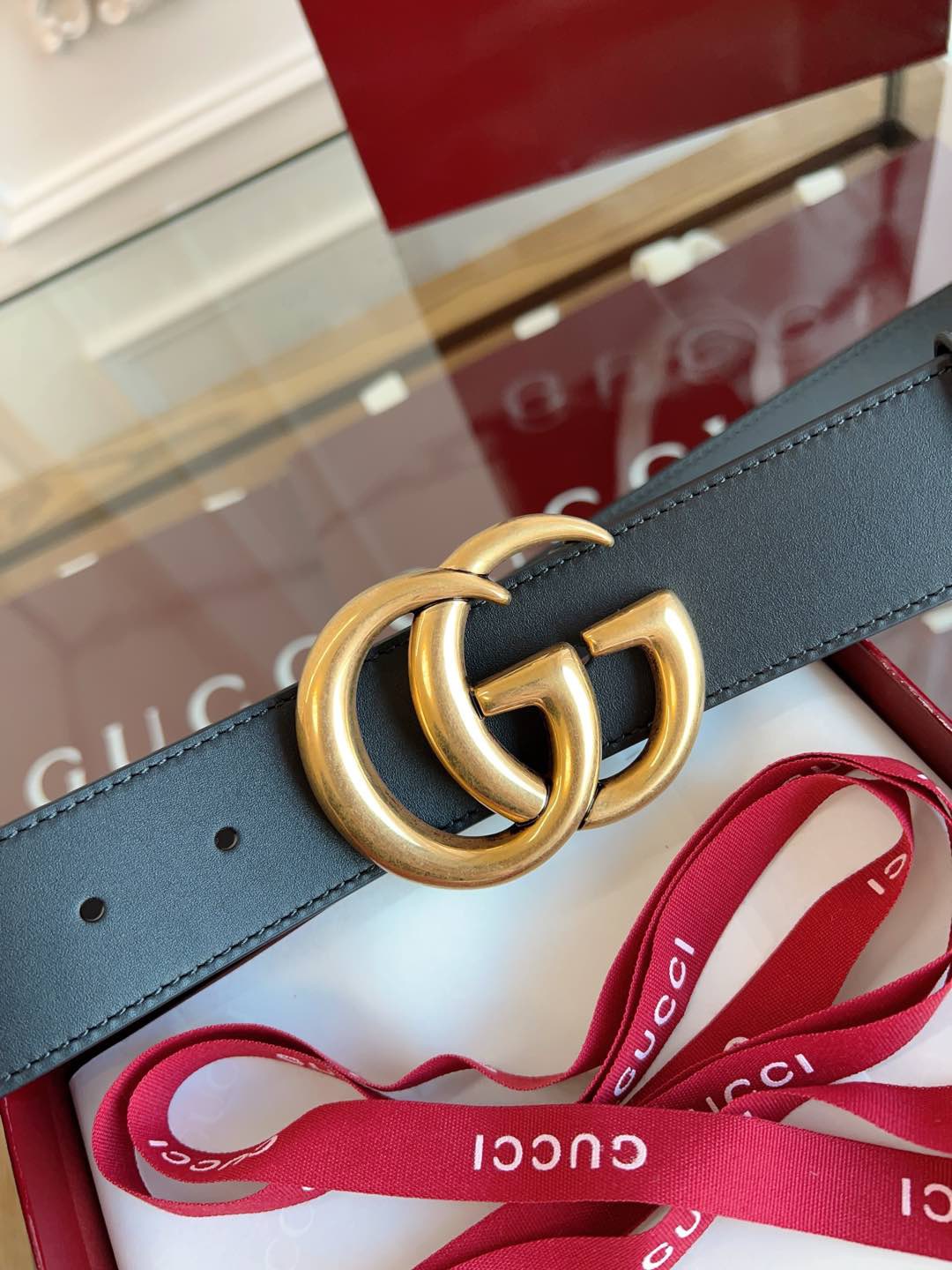 G*ucci Belts Top Quality 4cm