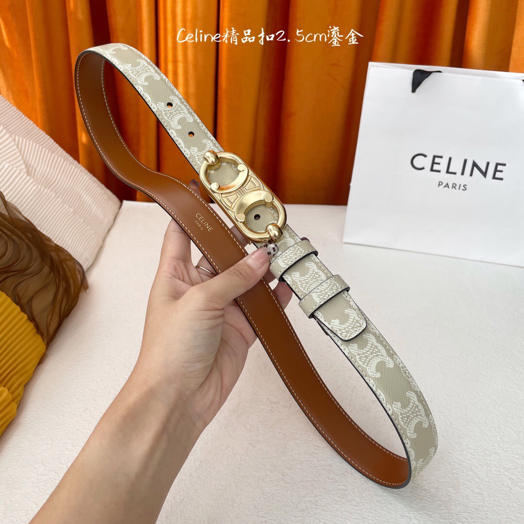 C* eline Belts Top Quality 25MM