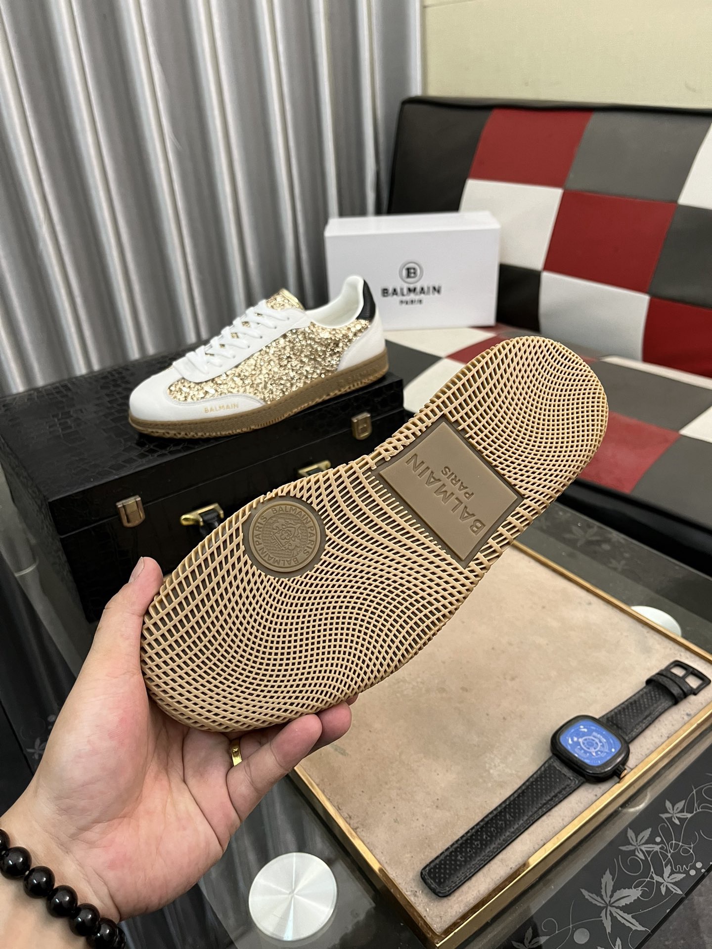 Women Men Top Quality B*almain shoes