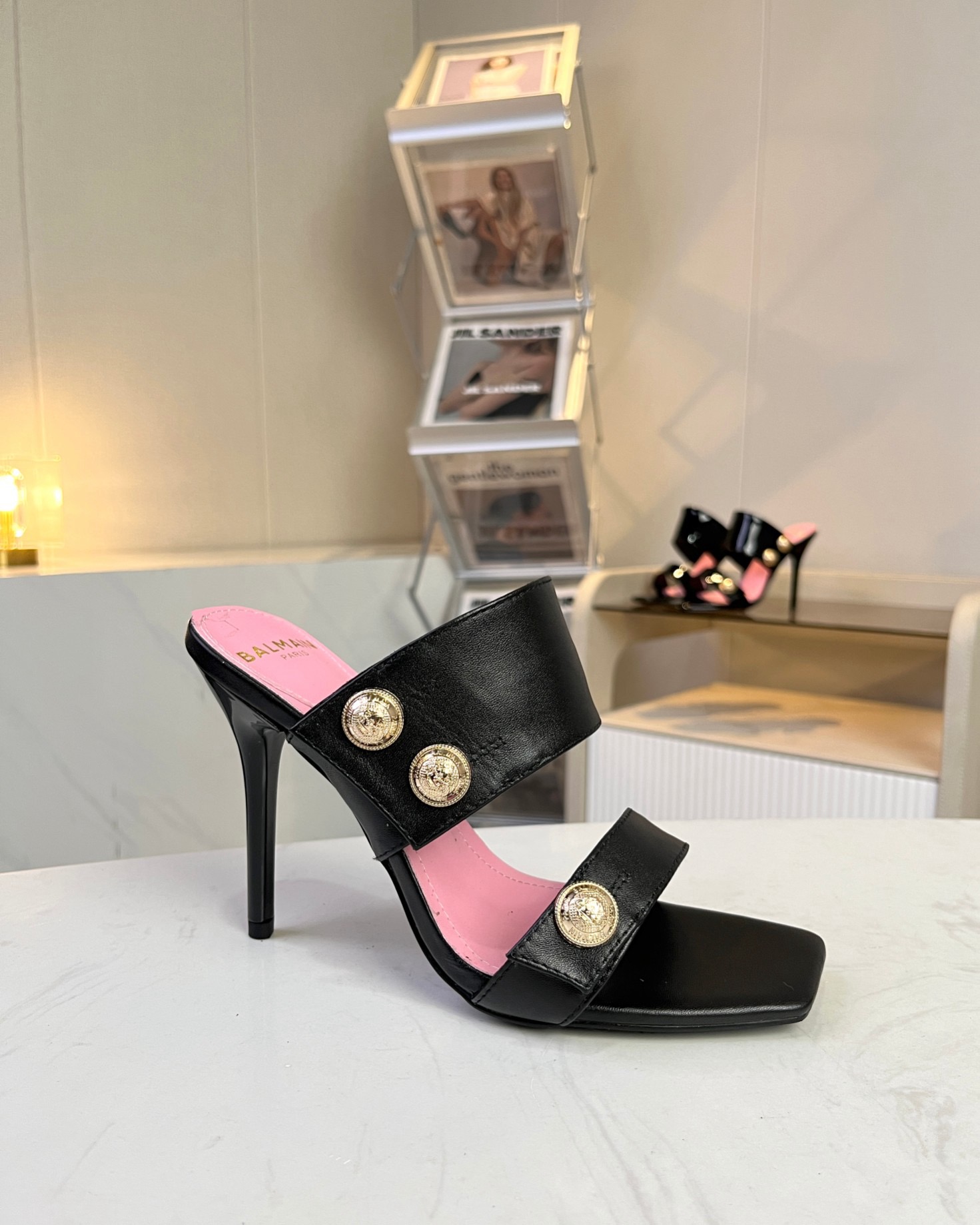 Women Top Quality B*almain shoes 10.5cm