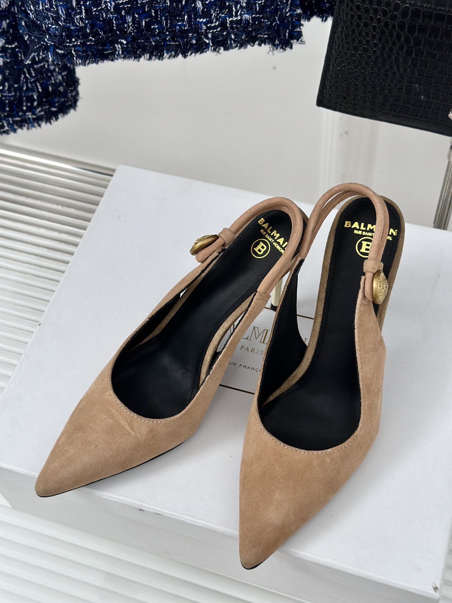 Women Top Quality B*almain shoes 10cm