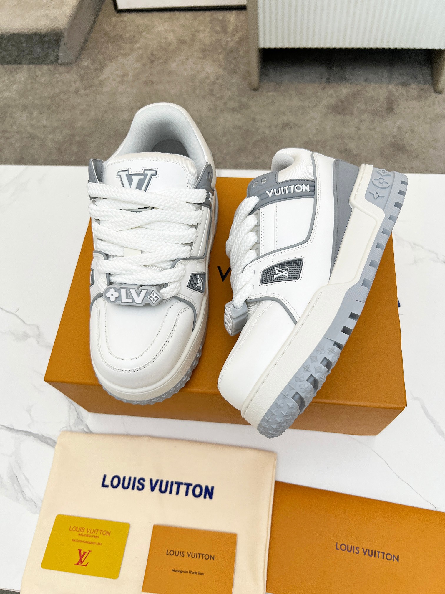 Men Women L*ouis V*uitton Top Sneaker L*V Trainer size 35-46