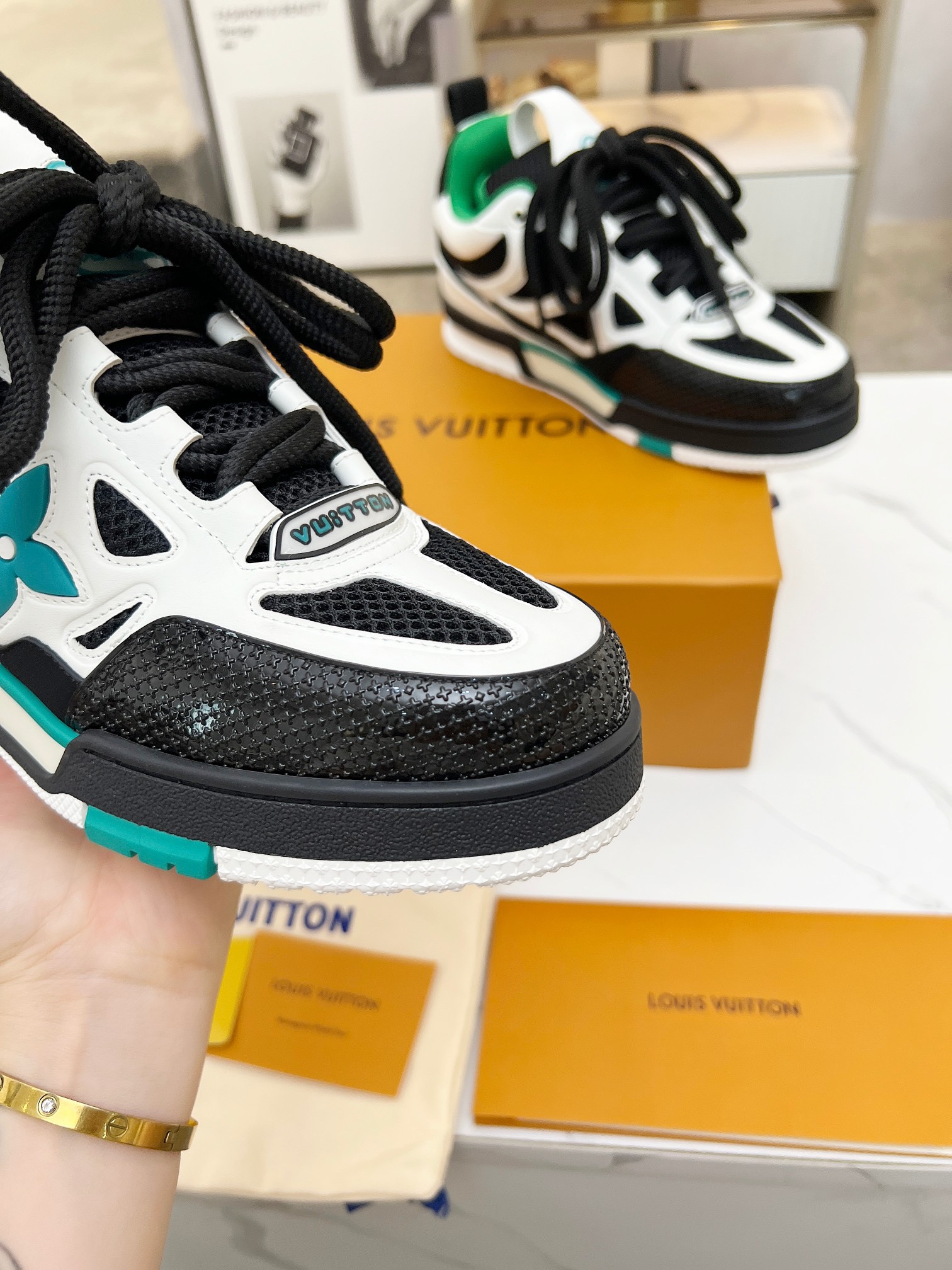 Men Women L*ouis V*uitton Top Sneaker L*V Trainer size 35-46