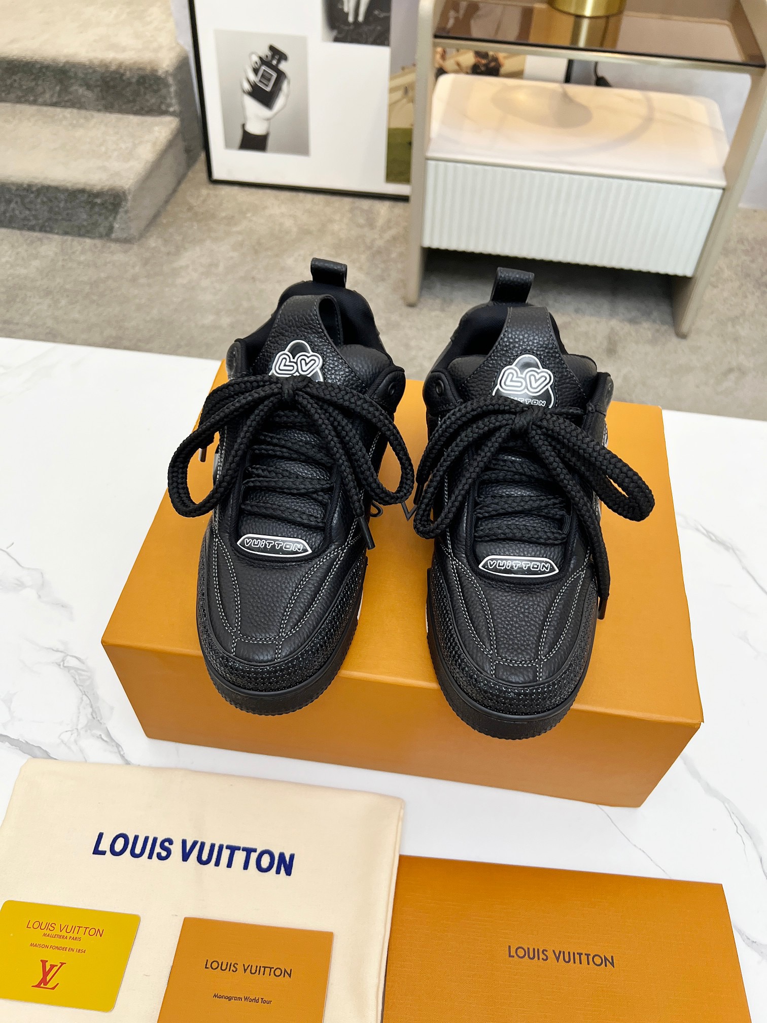 Men Women L*ouis V*uitton Top Sneaker L*V Trainer size 35-46