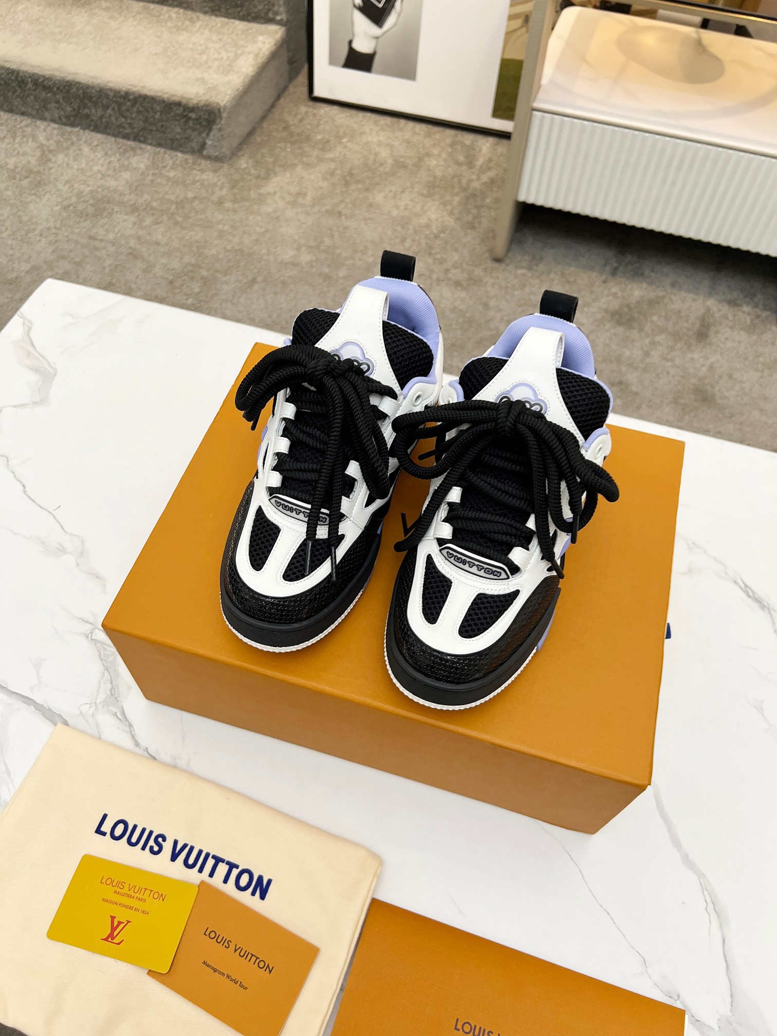 Men Women L*ouis V*uitton Top Sneaker L*V Trainer size 35-46