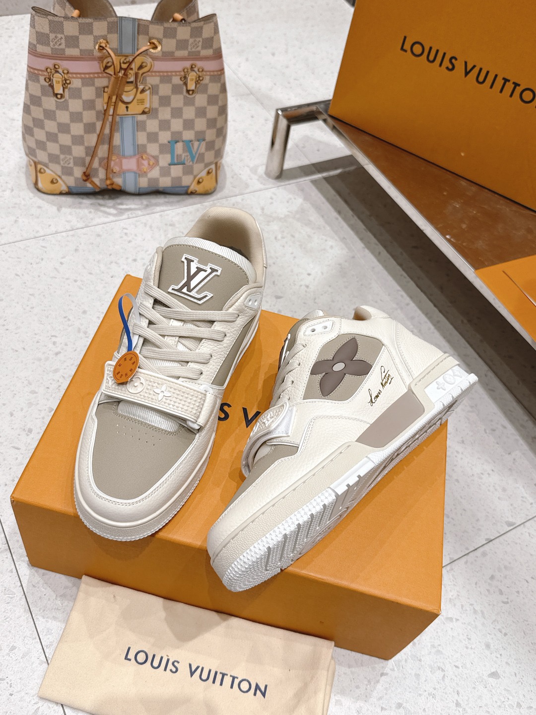 Men Women L*ouis V*uitton Top Sneaker L*V Trainer size 35-46