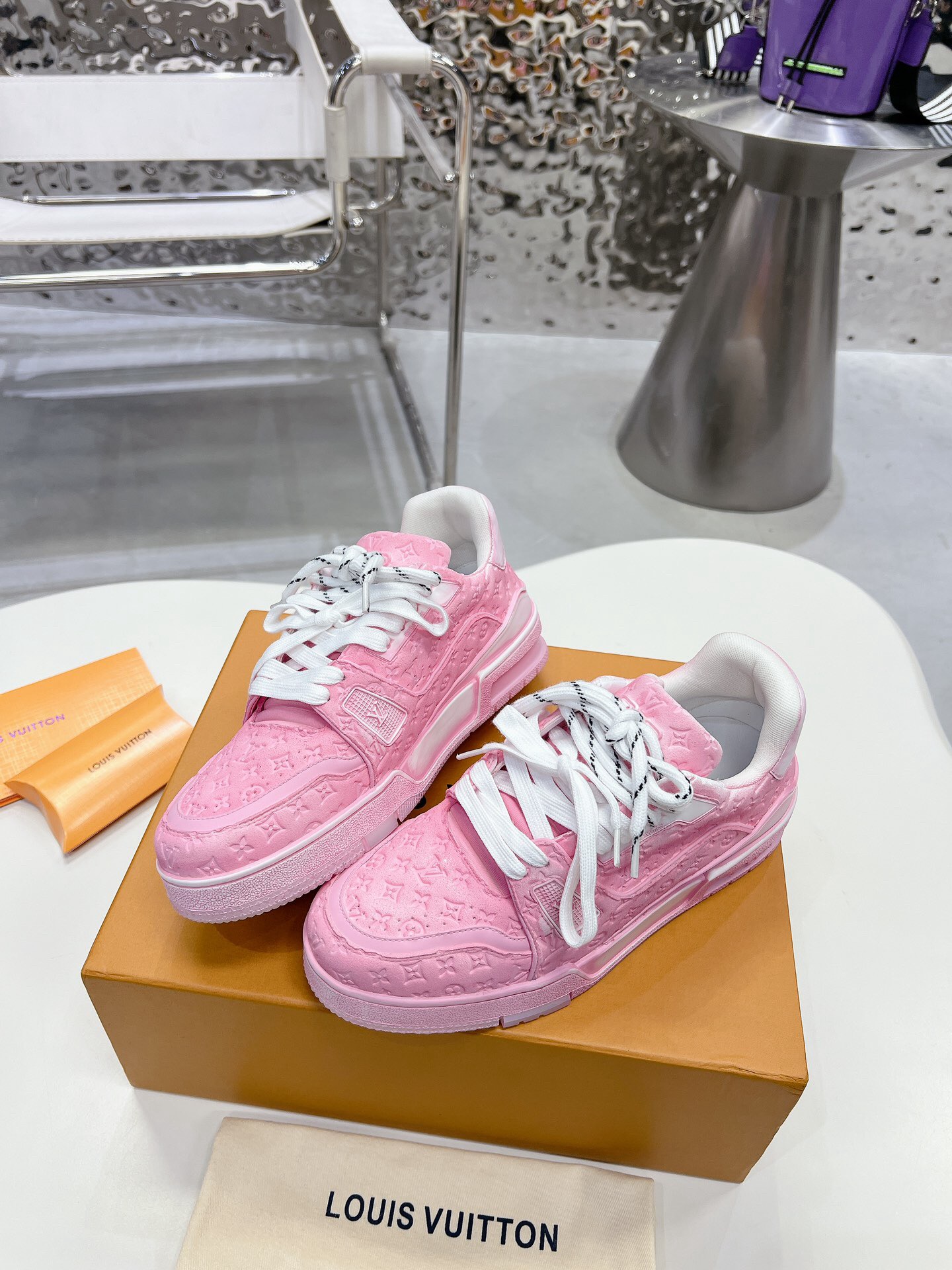 Men Women L*ouis V*uitton Top Sneaker L*V Trainer size 35-46