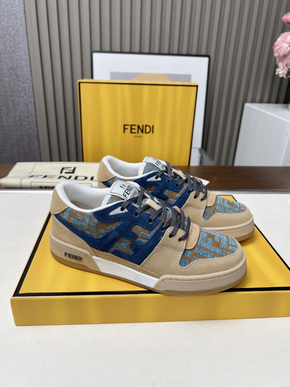 Men Women F*endi Top Sneakers size 35-46
