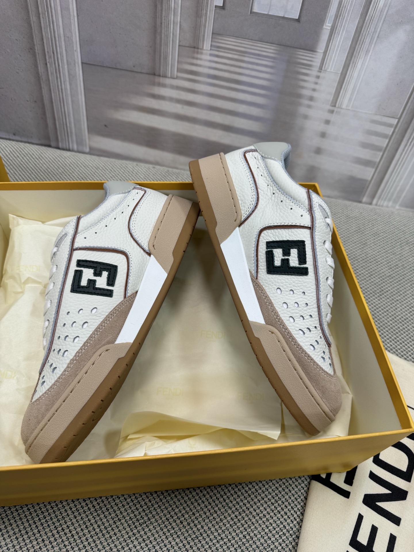 Men Women F*endi Top Sneakers size 35-46