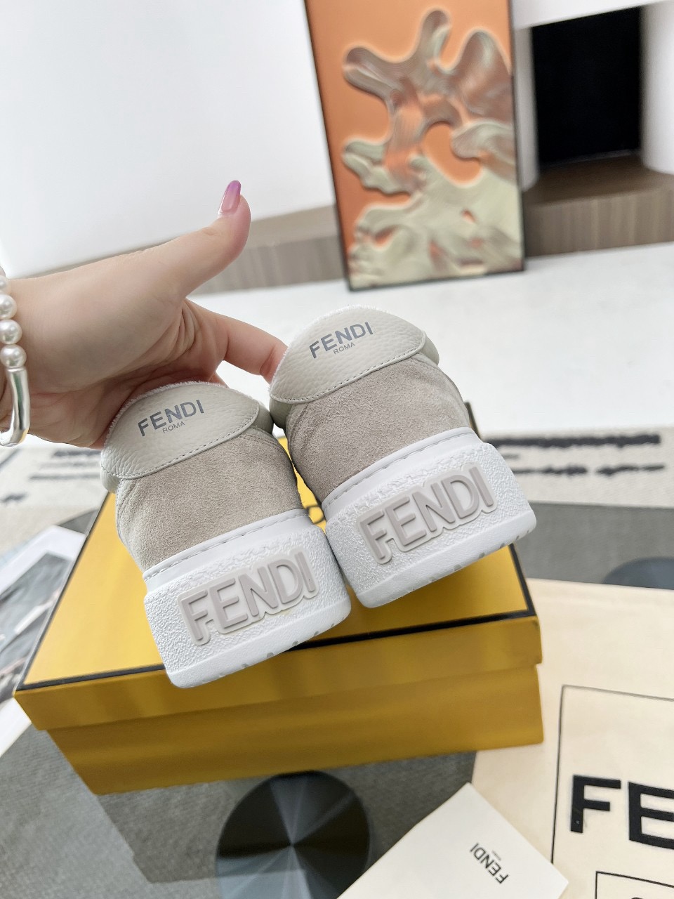 Men Women F*endi Top Sneakers size 35-46