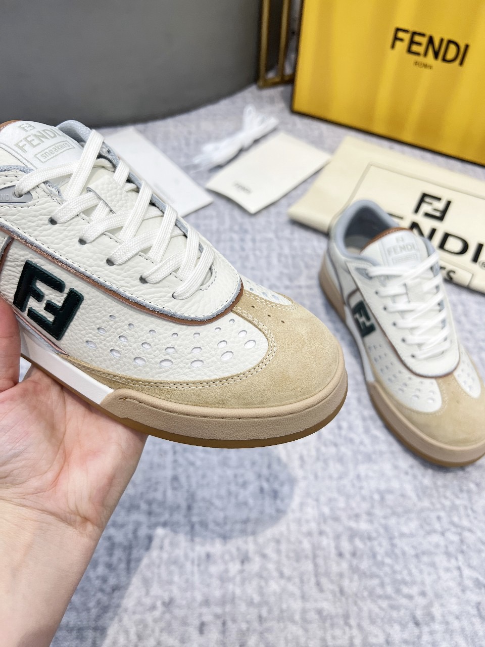 Men Women F*endi Top Sneakers size 35-46