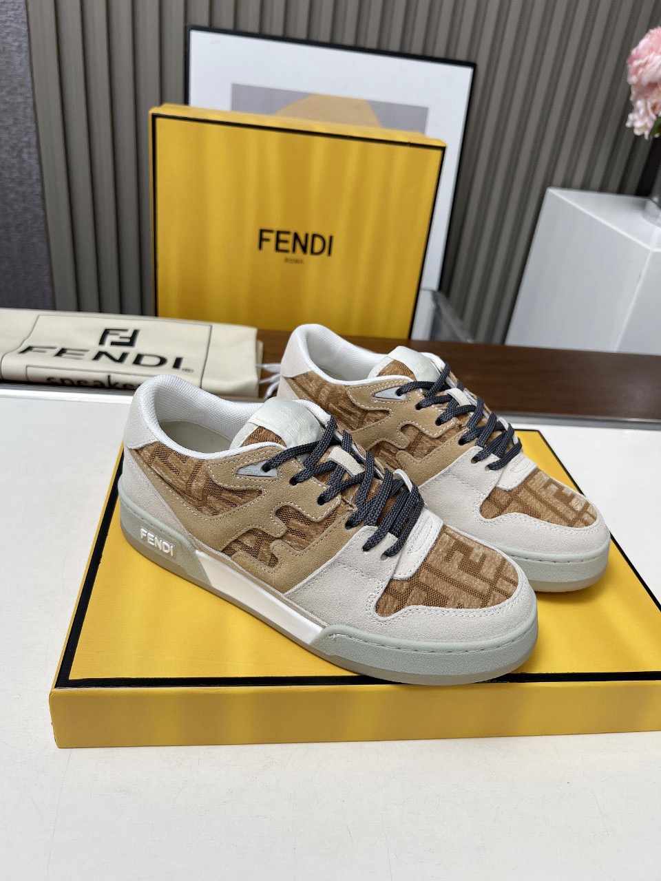 Men Women F*endi Top Sneakers size 35-46