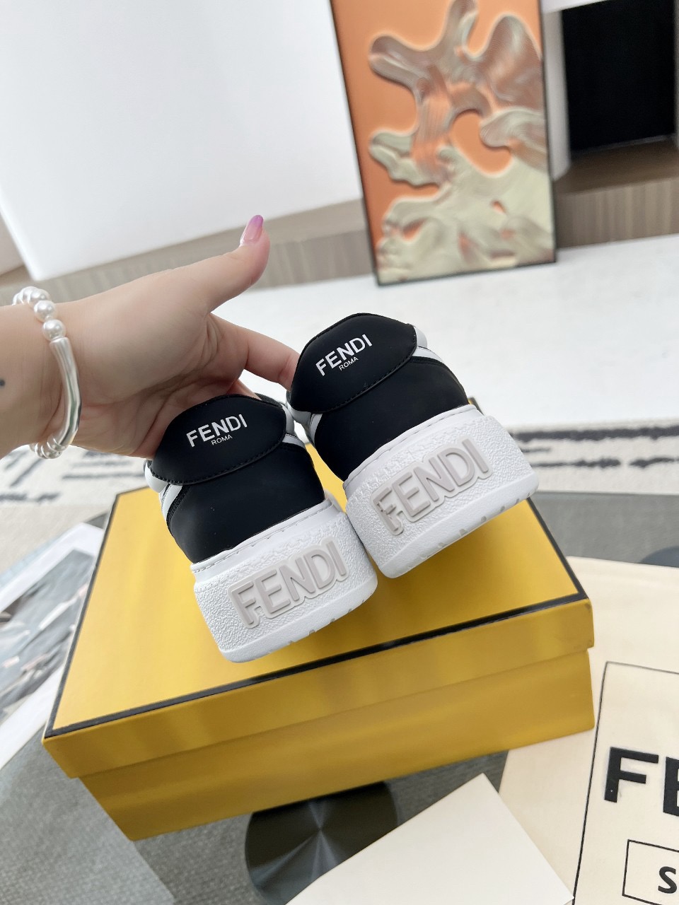 Men Women F*endi Top Sneakers size 35-46