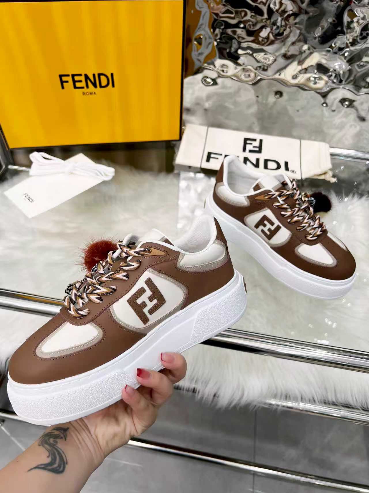 Women F*endi Sneakers Top quality 1:1 size:35-42