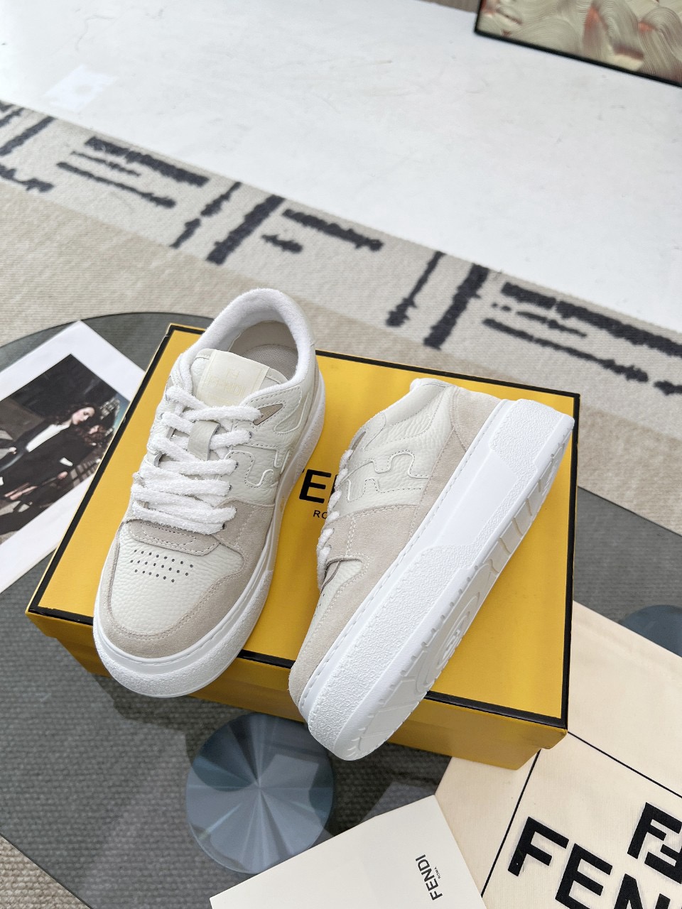 Men Women F*endi Top Sneakers size 35-46