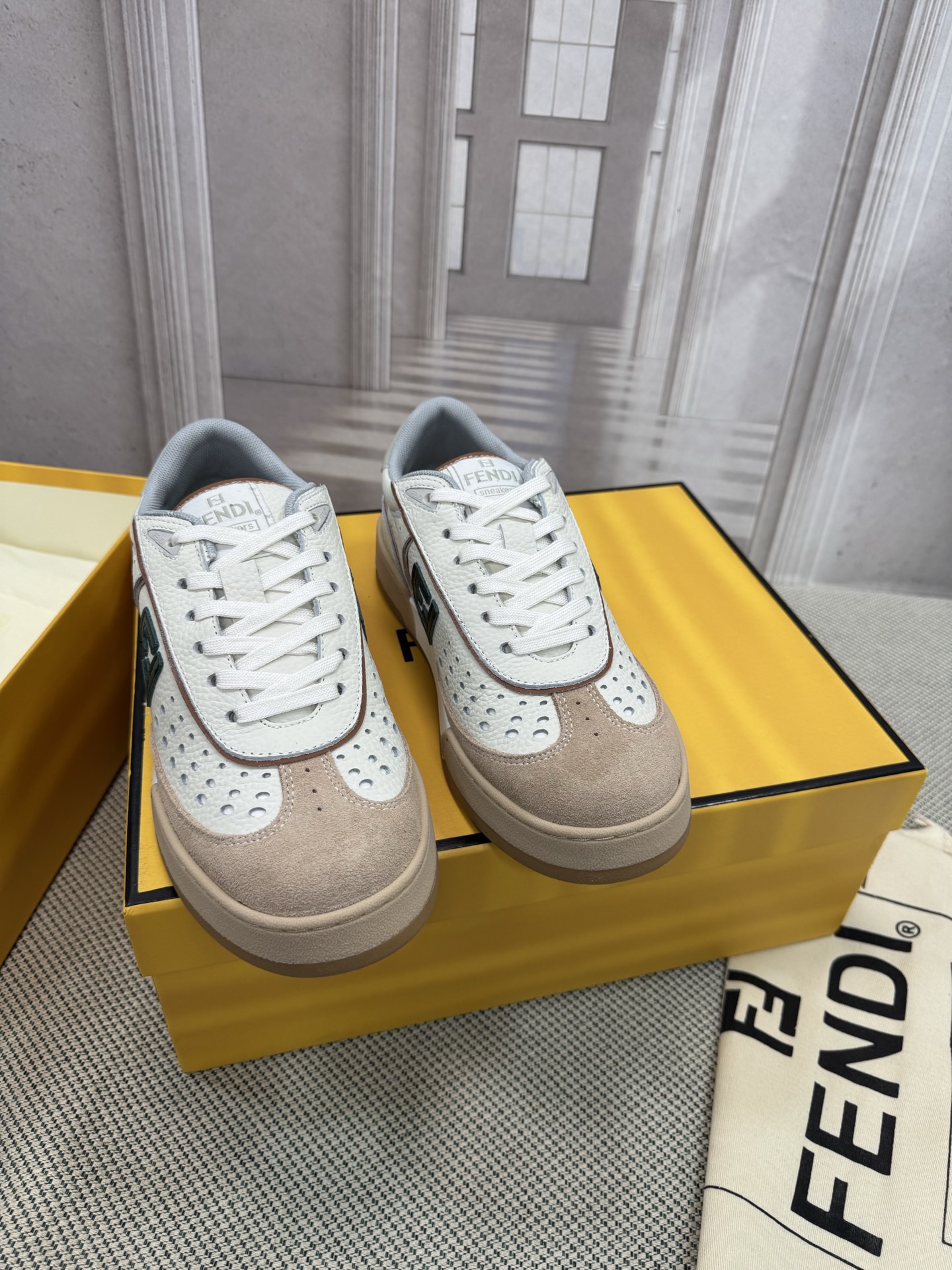 Men Women F*endi Top Sneakers size 35-46