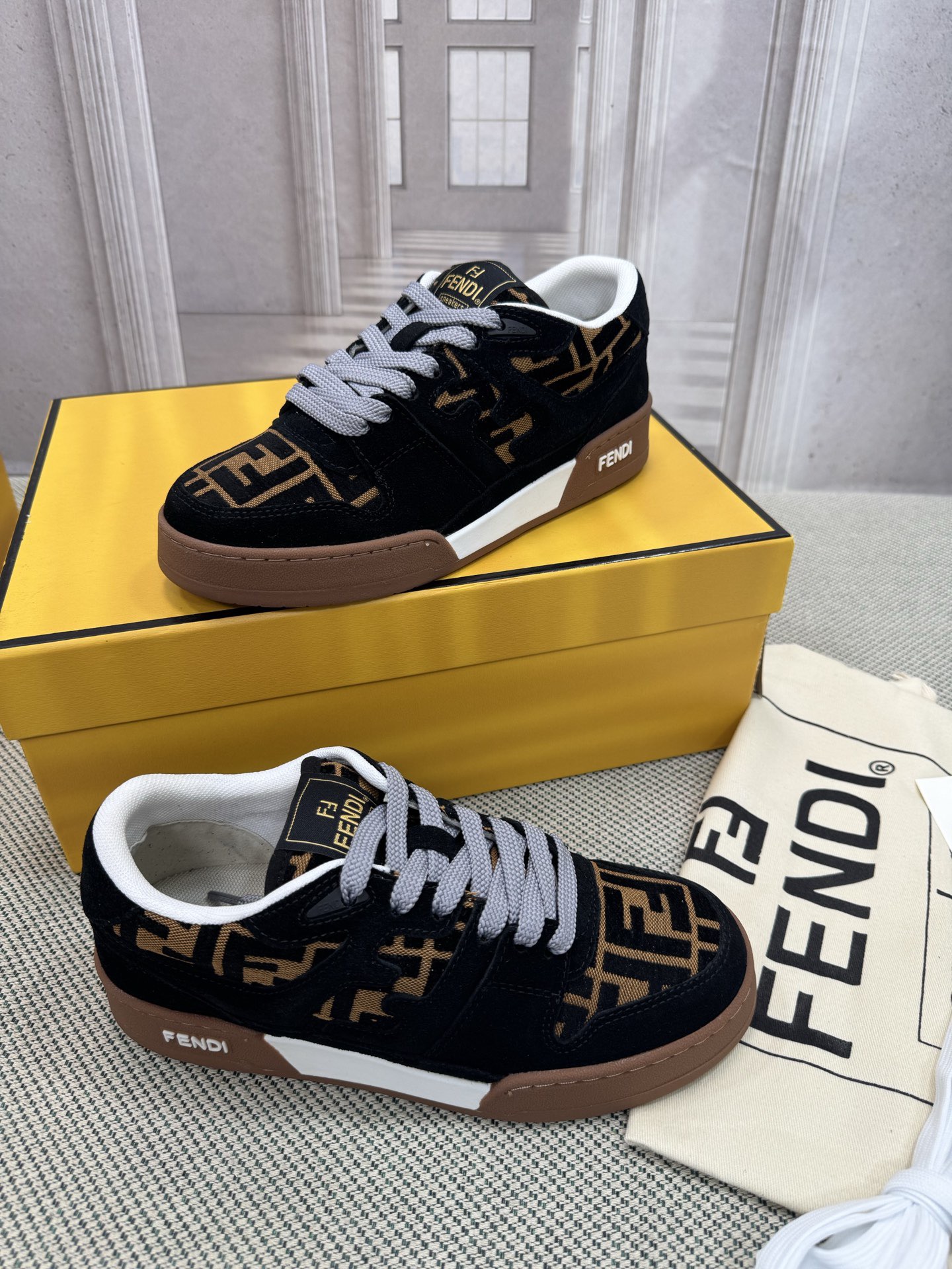 Men Women F*endi Top Sneakers size 35-46