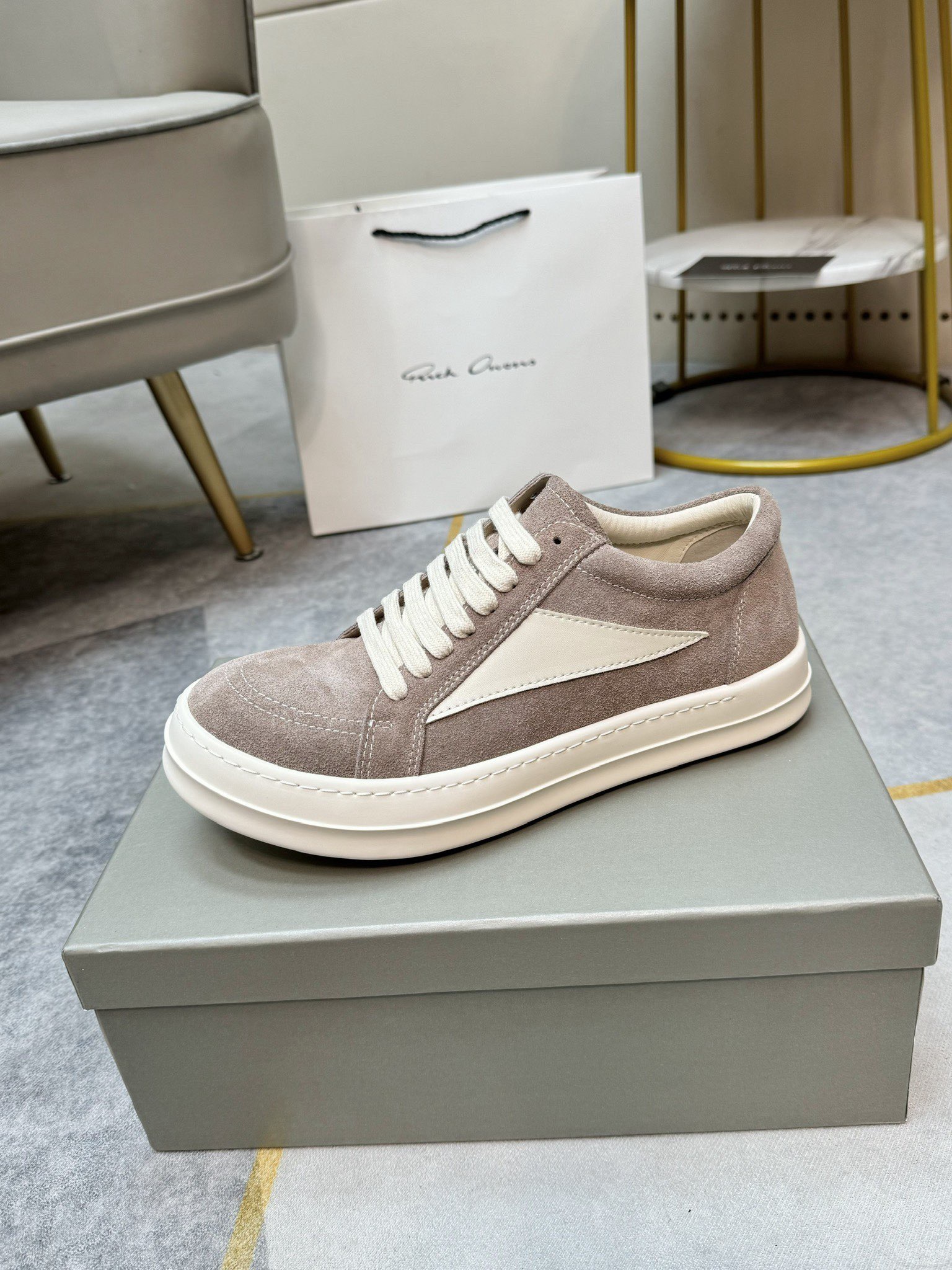 Men Women R*ICK OWENS Top SNEAKERS