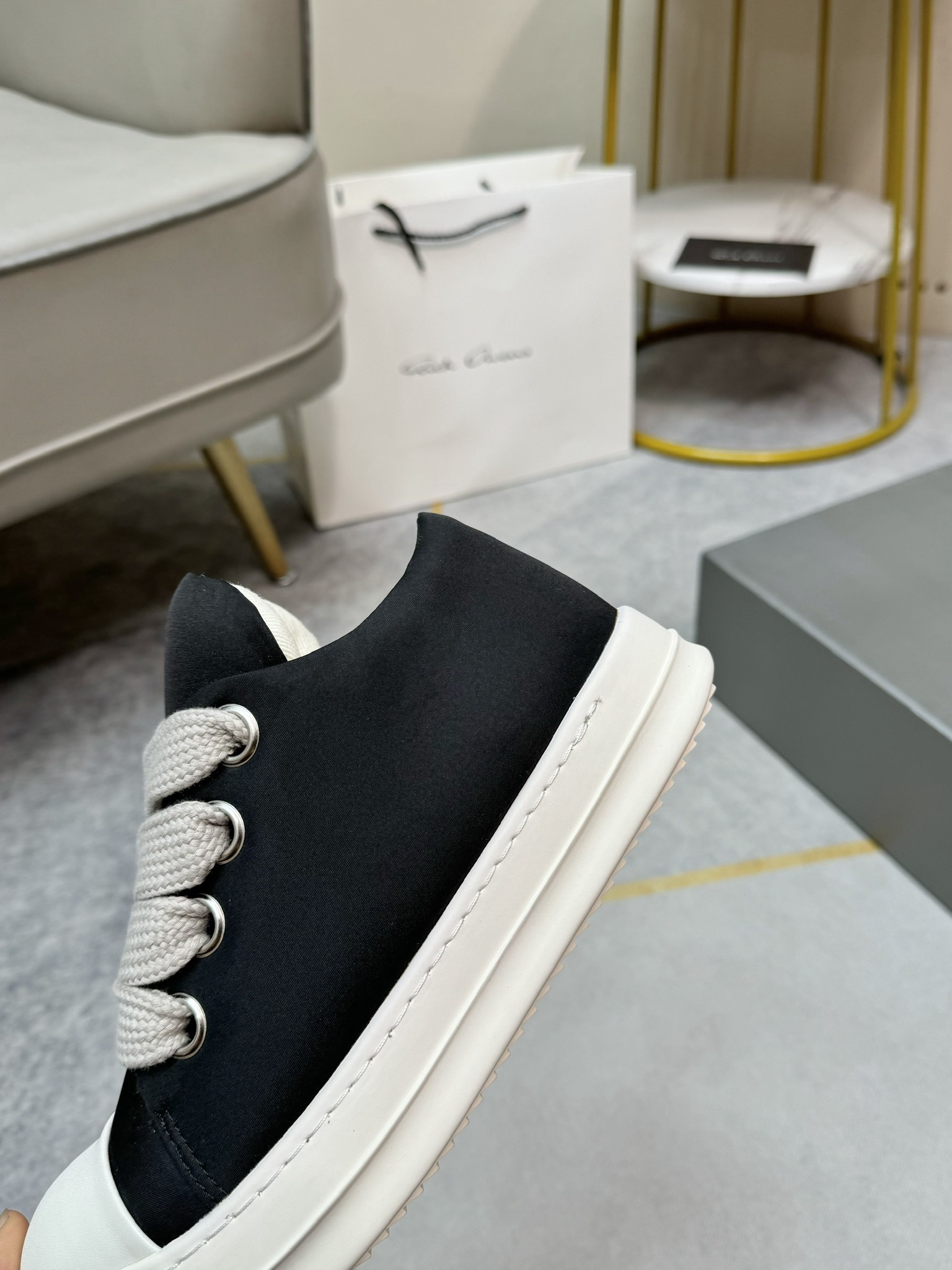 Men Women R*ICK OWENS Top SNEAKERS