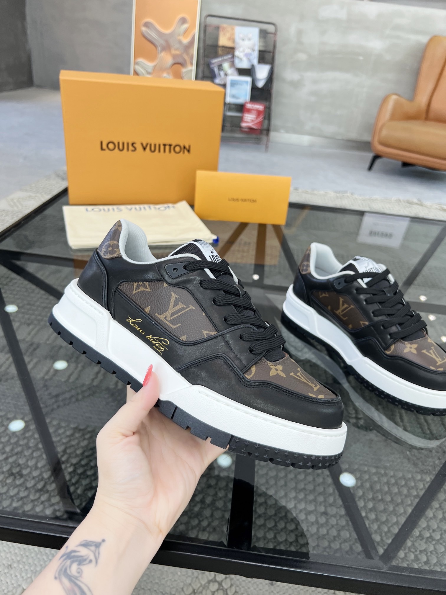 Men L*ouis V*uitton Top Sneaker L*V Shoes