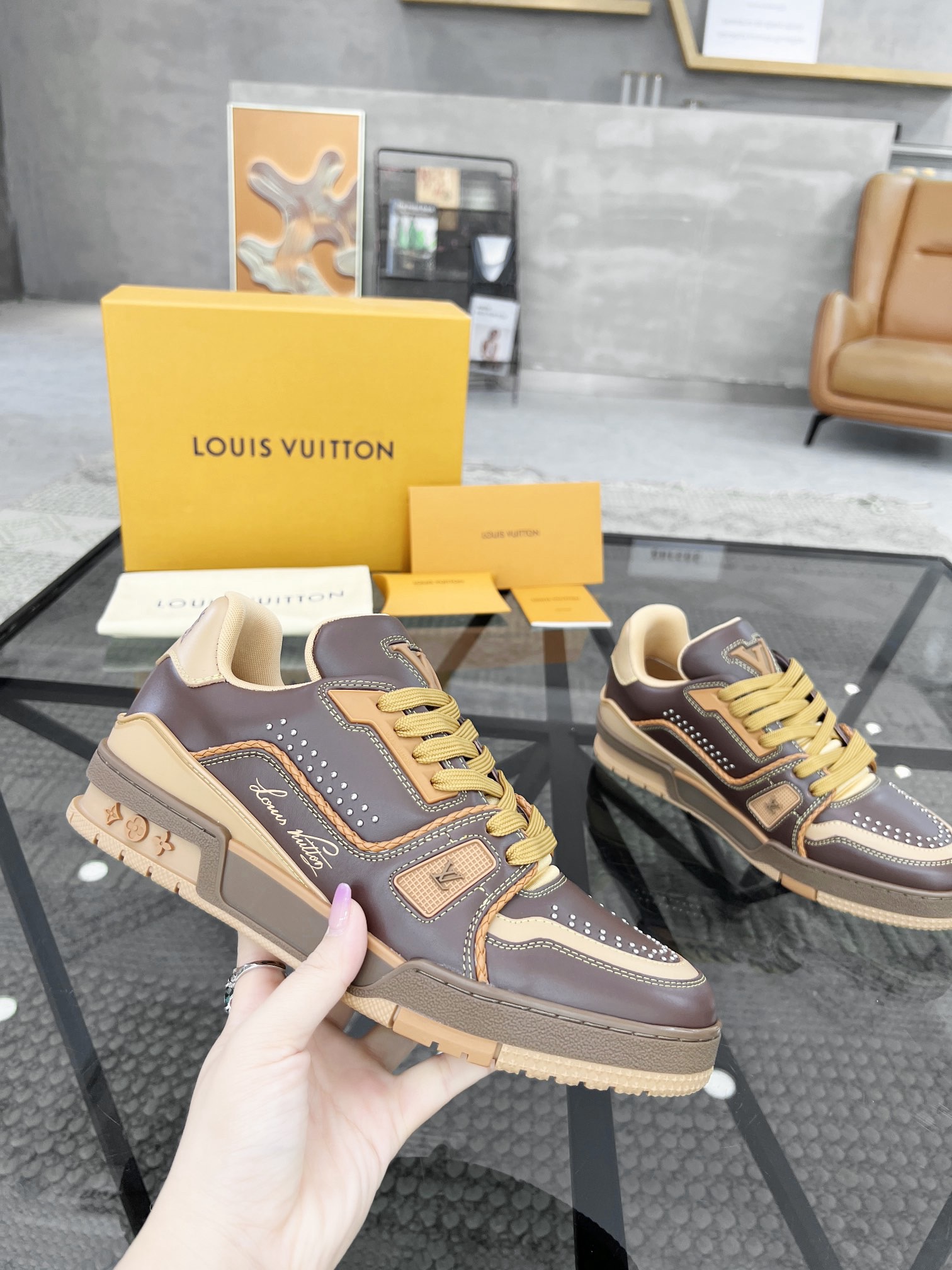 Men L*ouis V*uitton Top Sneaker L*V Shoes