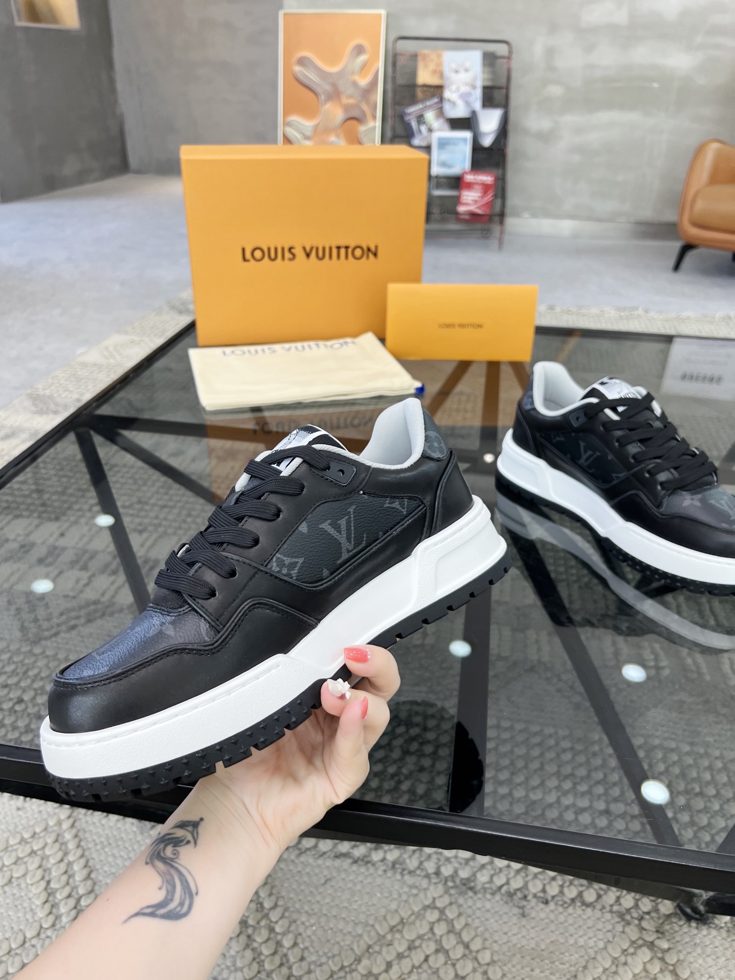 Men L*ouis V*uitton Top Sneaker L*V Shoes