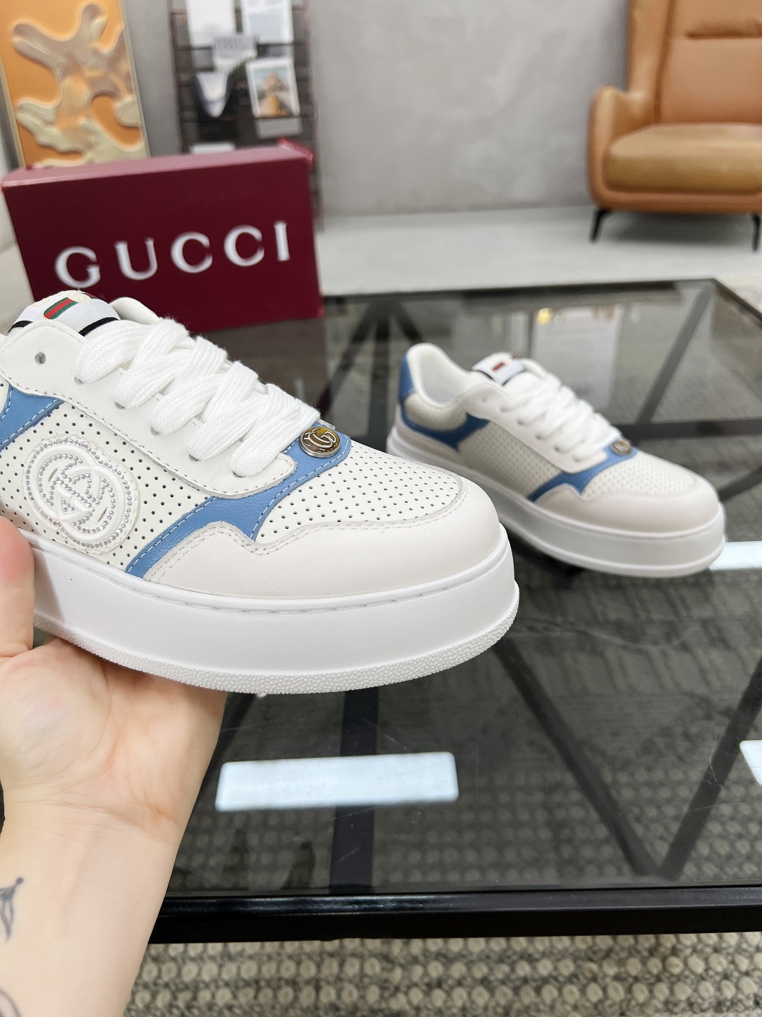 Men Women G*ucci Top quality 1:1 Sneaker size 35-46