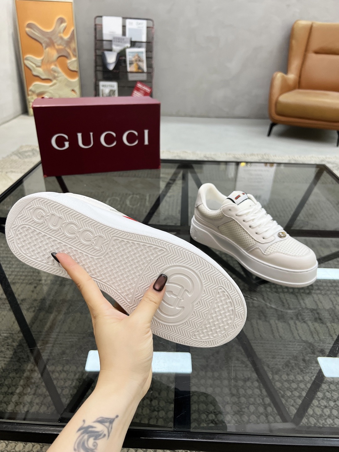 Men Women G*ucci Top quality 1:1 Sneaker size 35-46